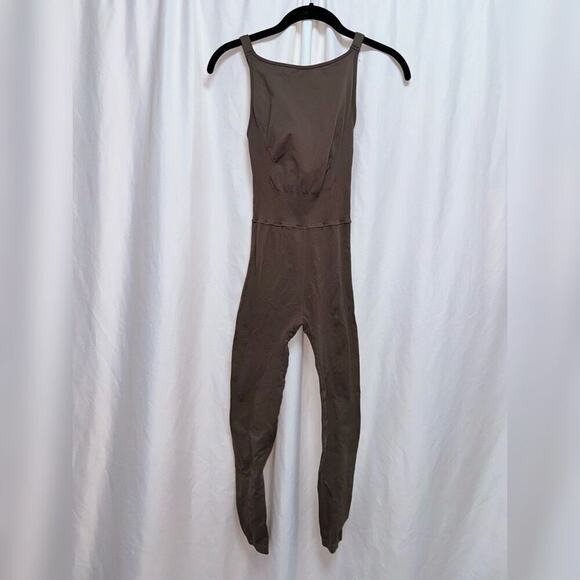 Free People Good Karma High-Neck Brown Jumpsuit | Sz XS/S - Picture 2 of 6
